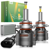 V5 High Power 130W 360° Full IIlumination 9005/HB3 6500K White 40000LM IP68 LED Headlight Bulbs 2 Pcs | Hawkglow